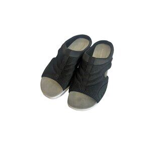 Easy Spirit Traciee Slide Sandals 8 Narrow (N, AA) Black